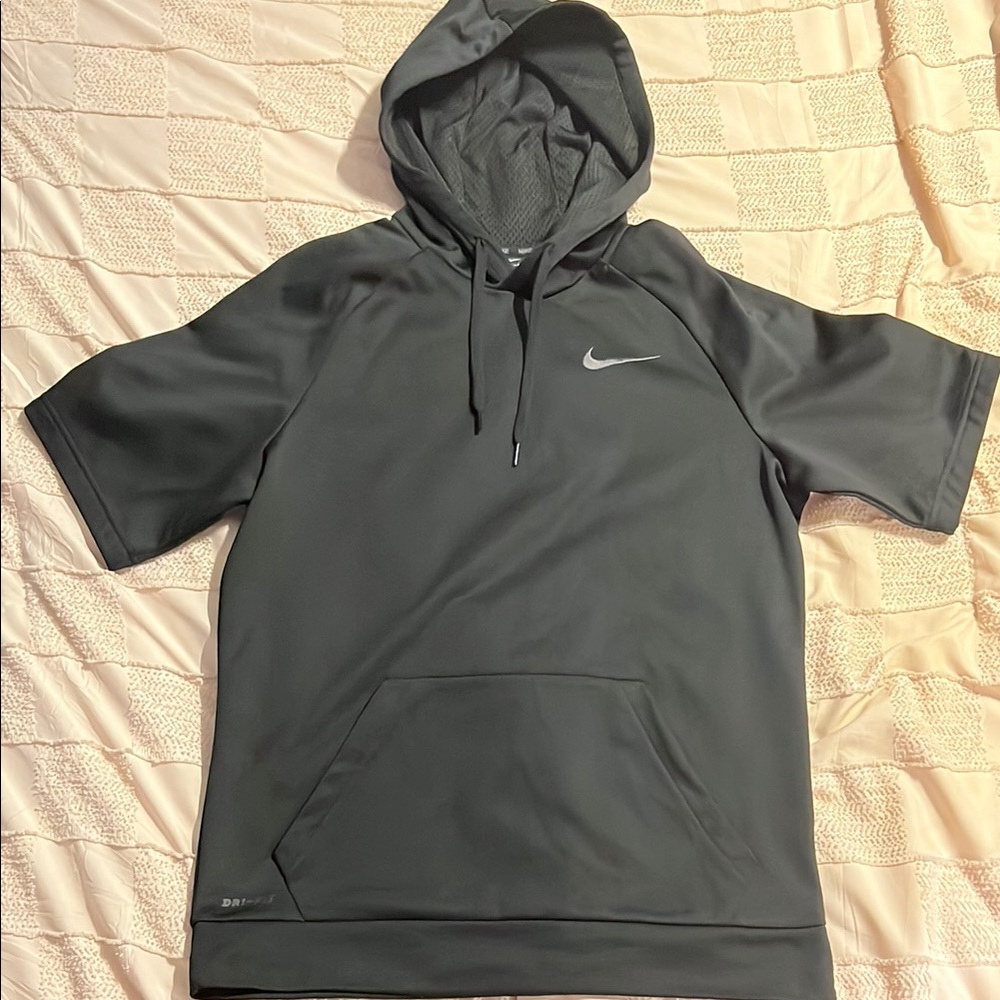Nike short sleeved hoodie